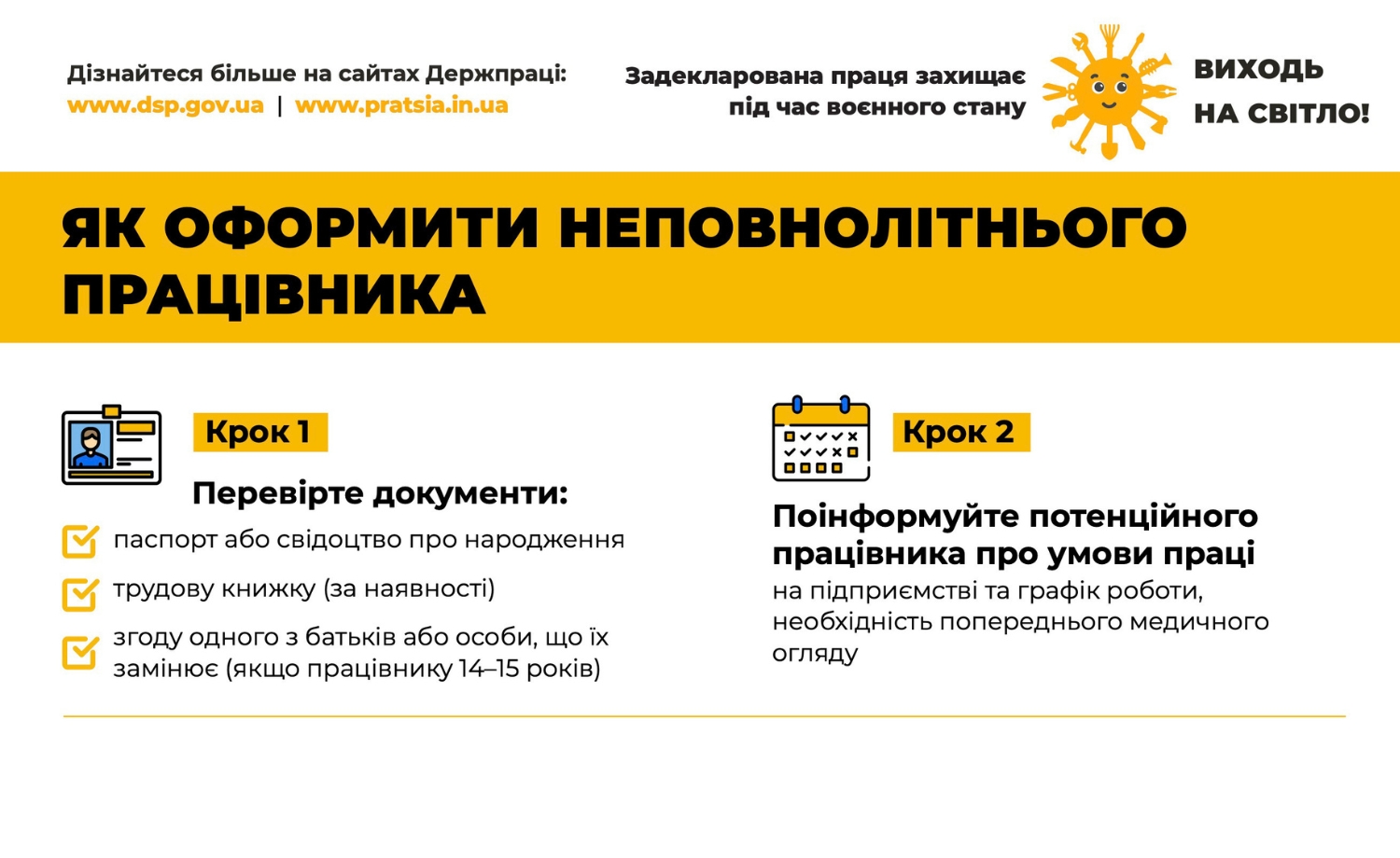 Як оформити неповнолітнього працівника